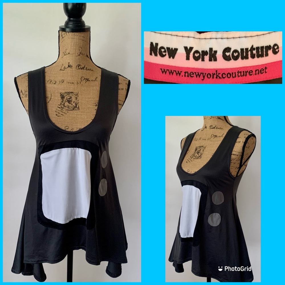 New York Couture TV asymmetrical tank tunic